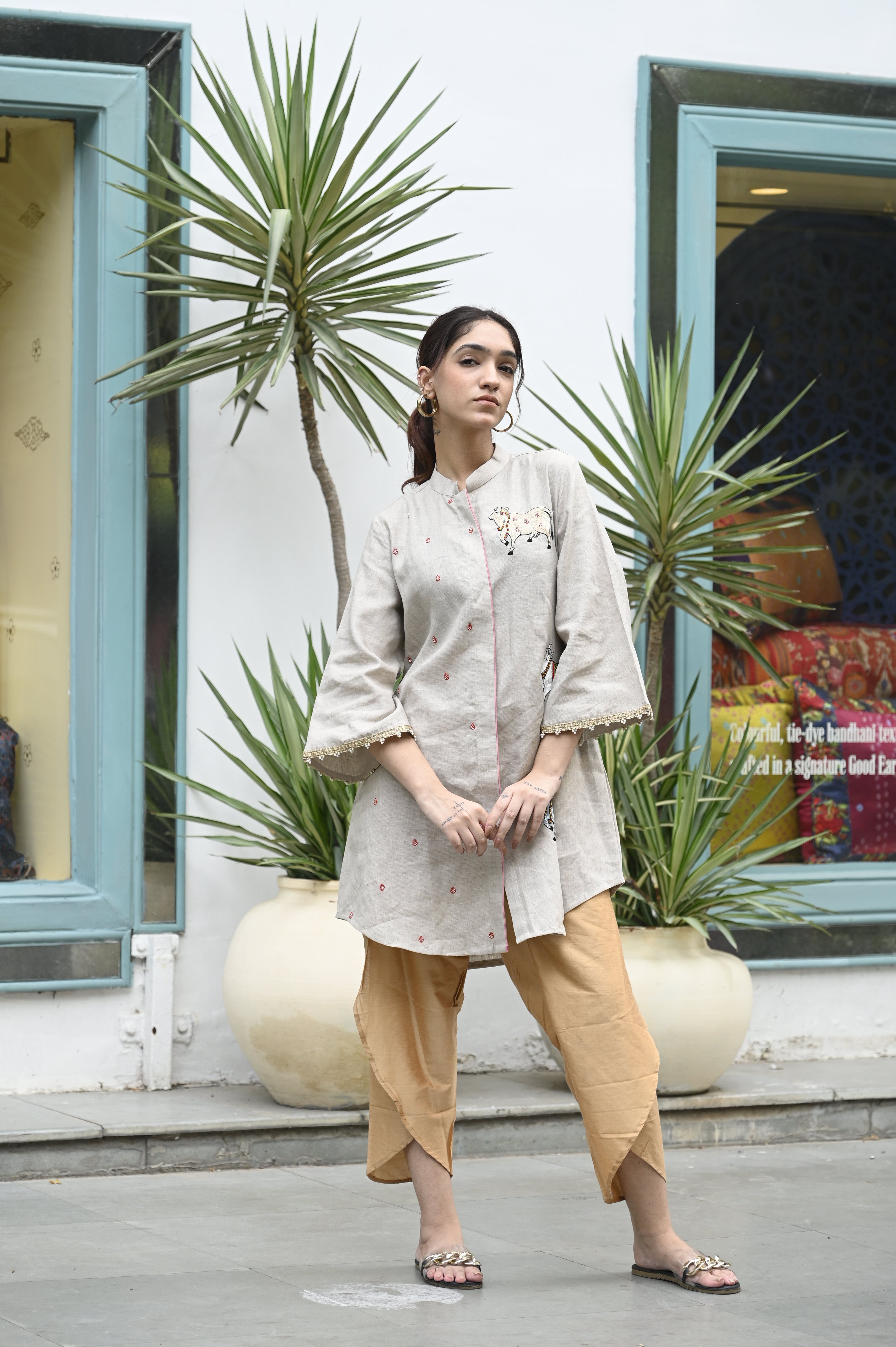 Beige Royal Reverie Kurta