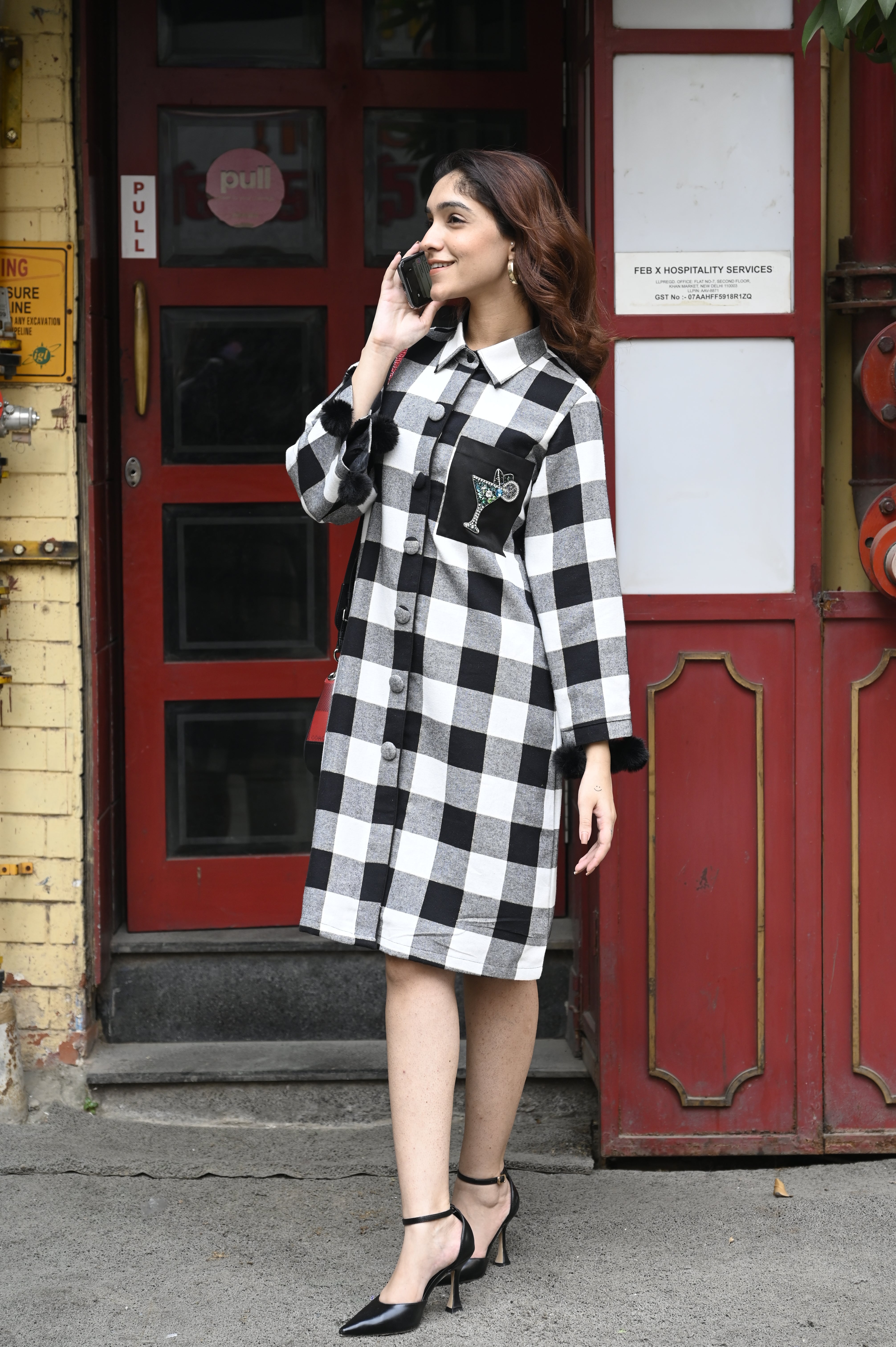 Cocktail Loom Shirt Dress