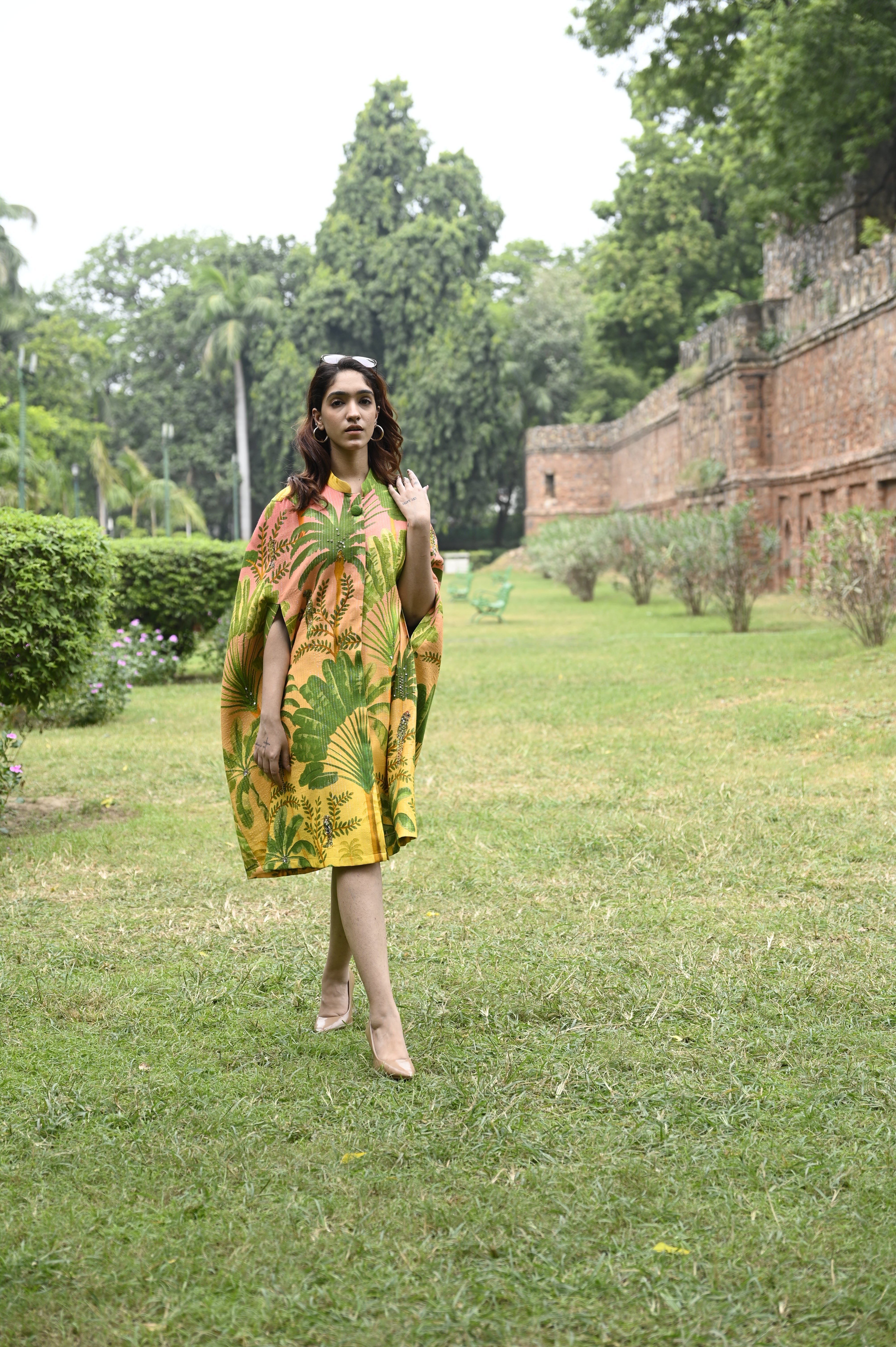 Breezy Blossom Kaftan Dress