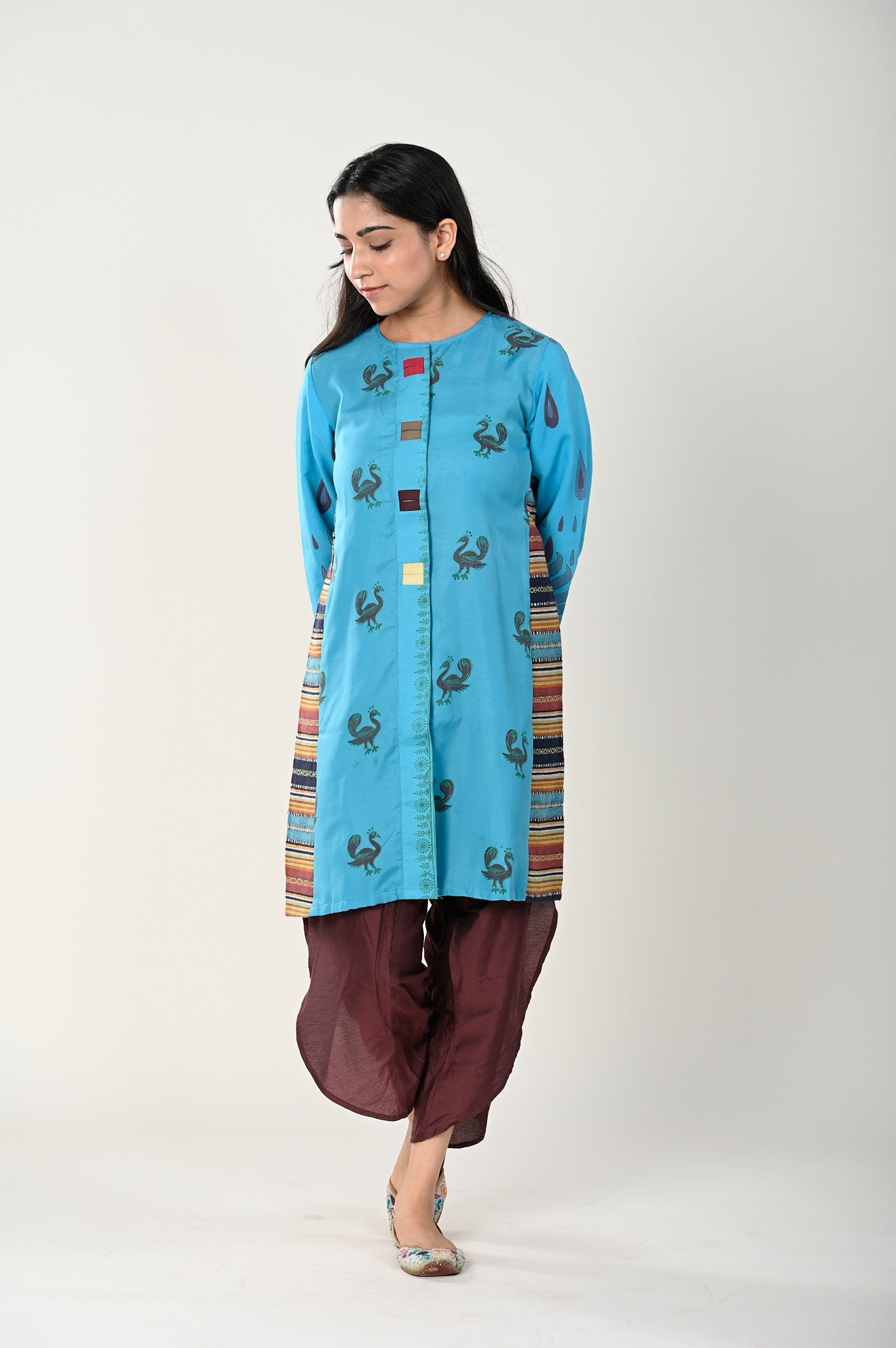 Chanderi Elegance Kurta