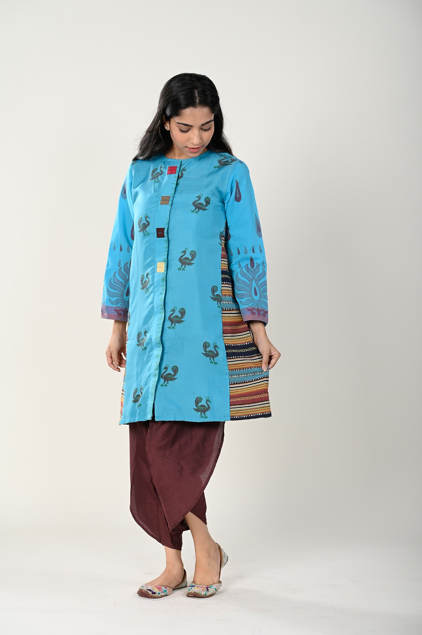 Chanderi Elegance Kurta