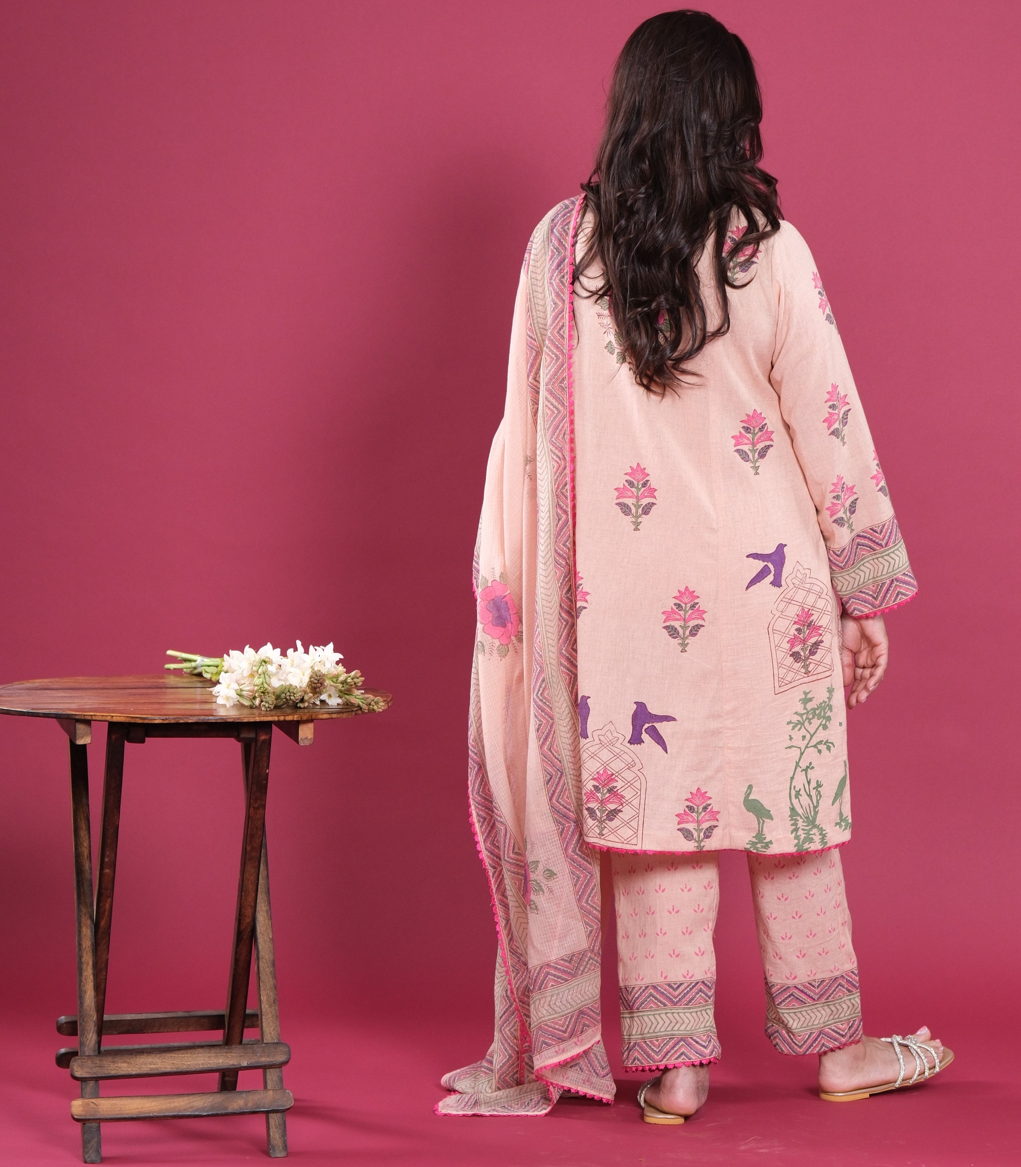 Block Bliss Kurta Set