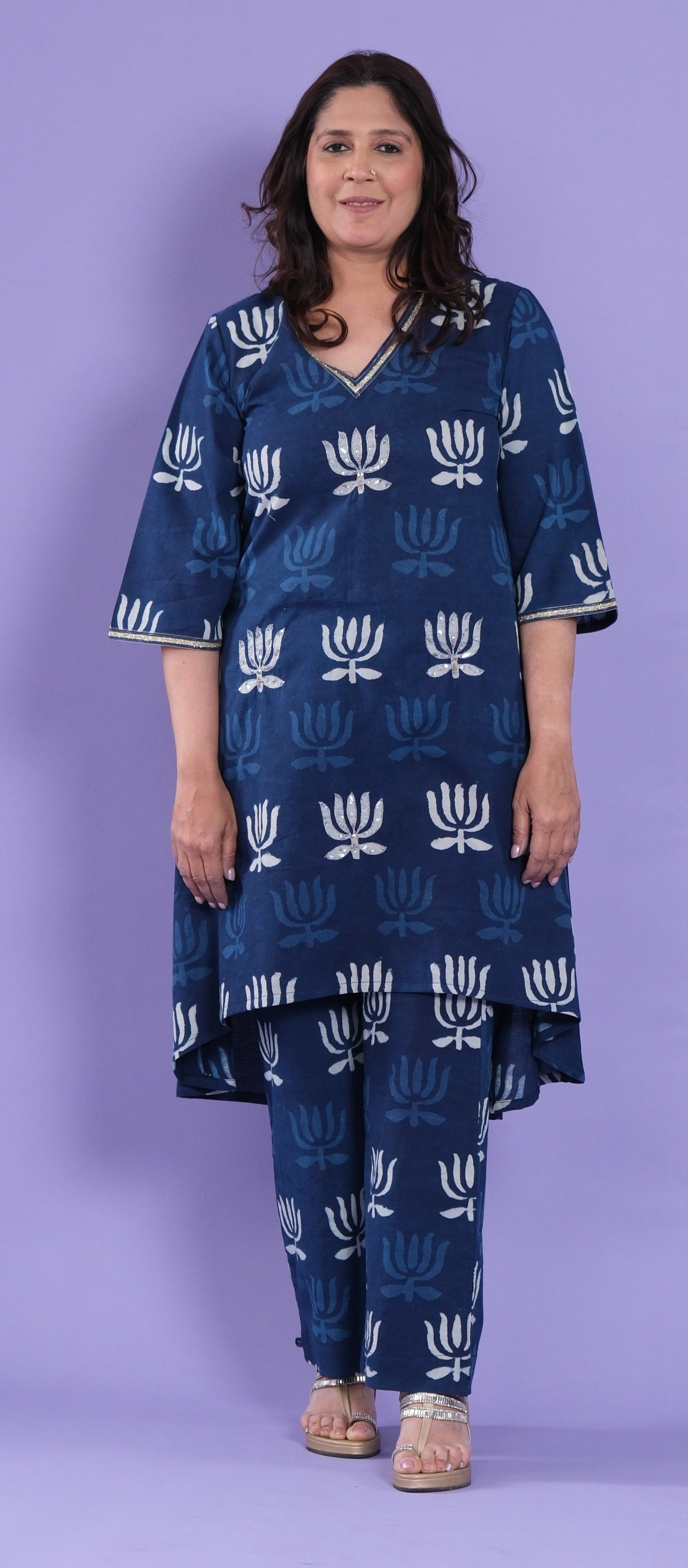 Indigo Essence Kurta Set