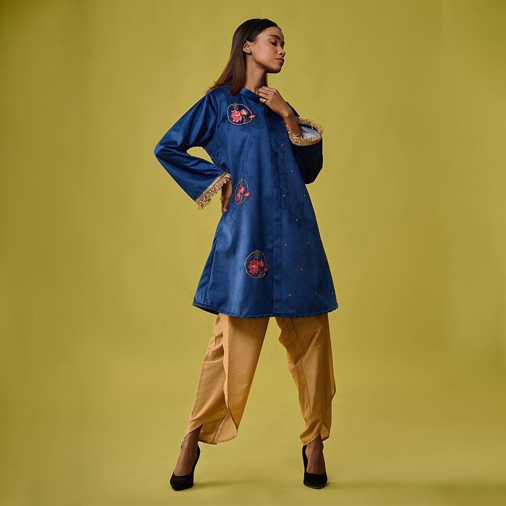 Opulent Lotus Charm Kurta