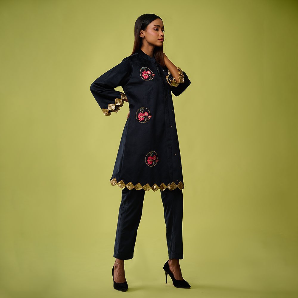 Opulent Lotus Charm Kurta